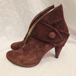 Luichiny Women's Brown Suede Ankle Boots Size 8